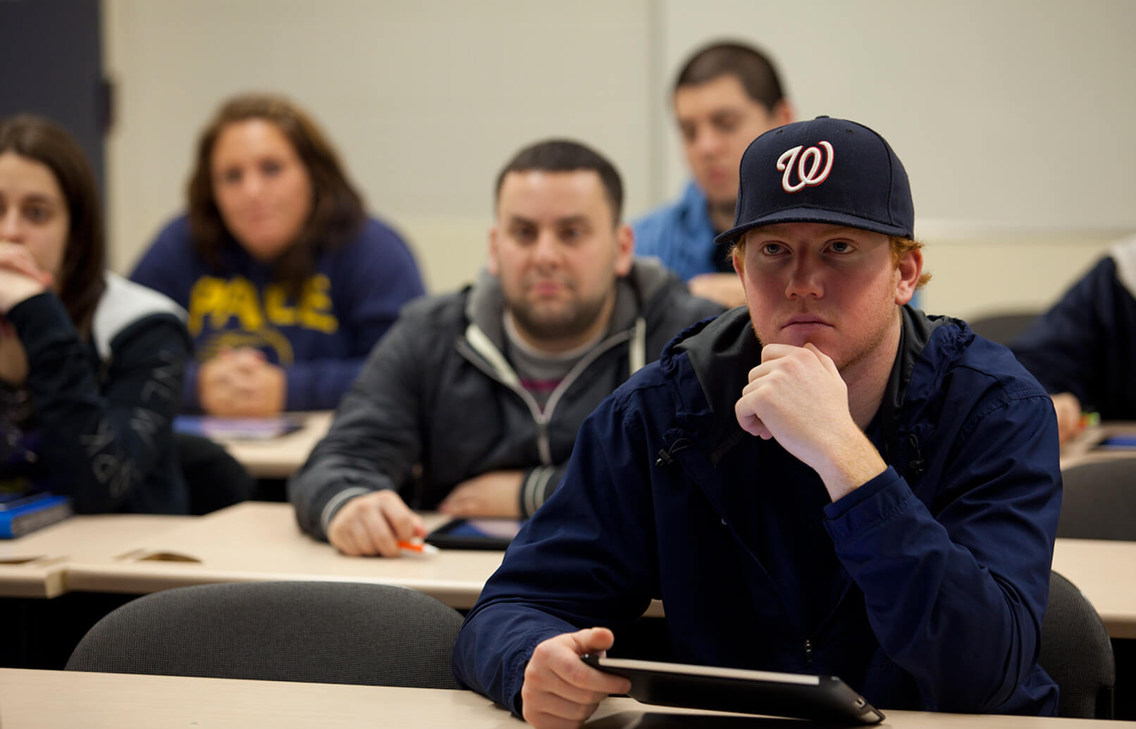 Case study Students in class with their tablets