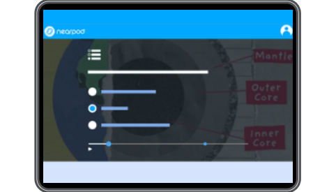 phone and laptop showing nearpod lessons