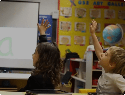 kids in classroom