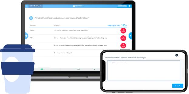 teacher and students in classroom